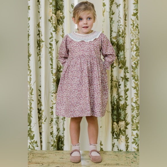 Baybala Bethy Floral Dress 2T Gently Used - Picture 2 of 7